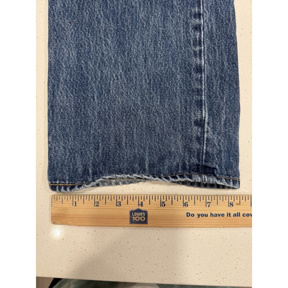 Levi's 501 Denim Jeans Pants Men's 38x34 Button Fly Blue - Picture 8 of 8